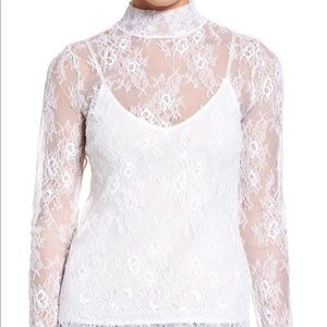 Sheer Lace Top